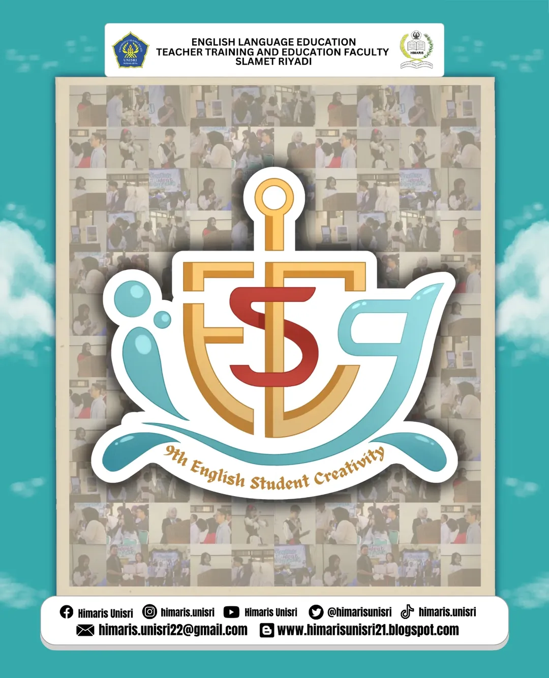 English Student Creativity yang ke 9 dengan tema "Set sail on your personal brand voyage."